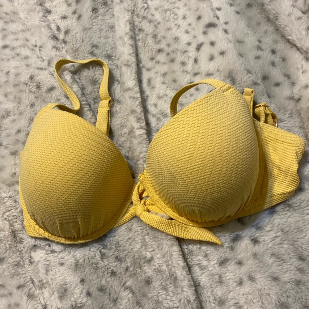 shade & shore bikini top yellow 36DD